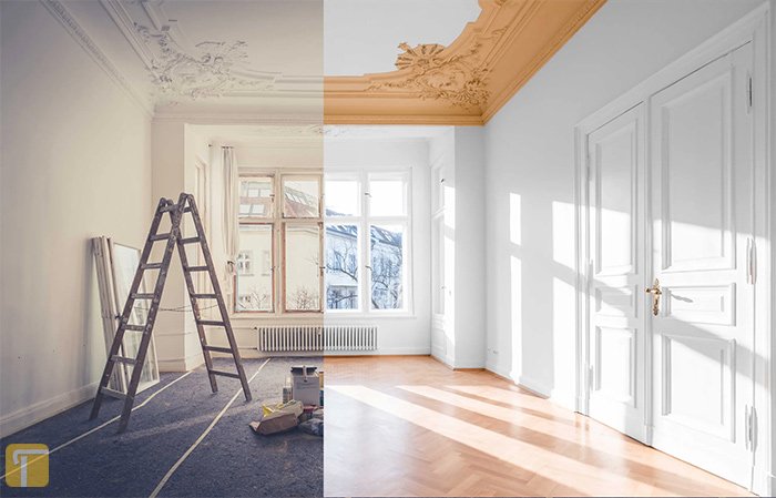 بازسازی آپارتمان با بودجه کم