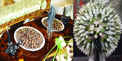 تزئینات مراسم ترحیم