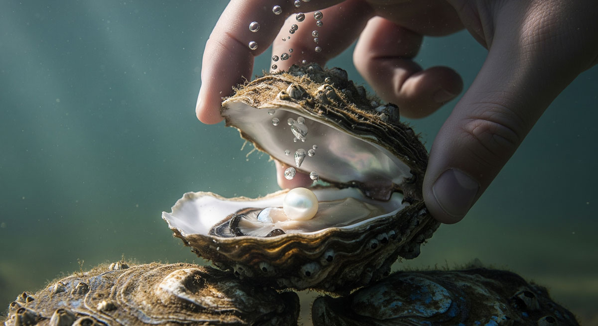 صدف مروارید دار